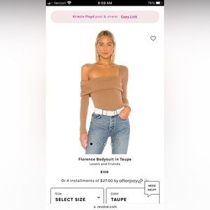 Revolves florence bodysuit